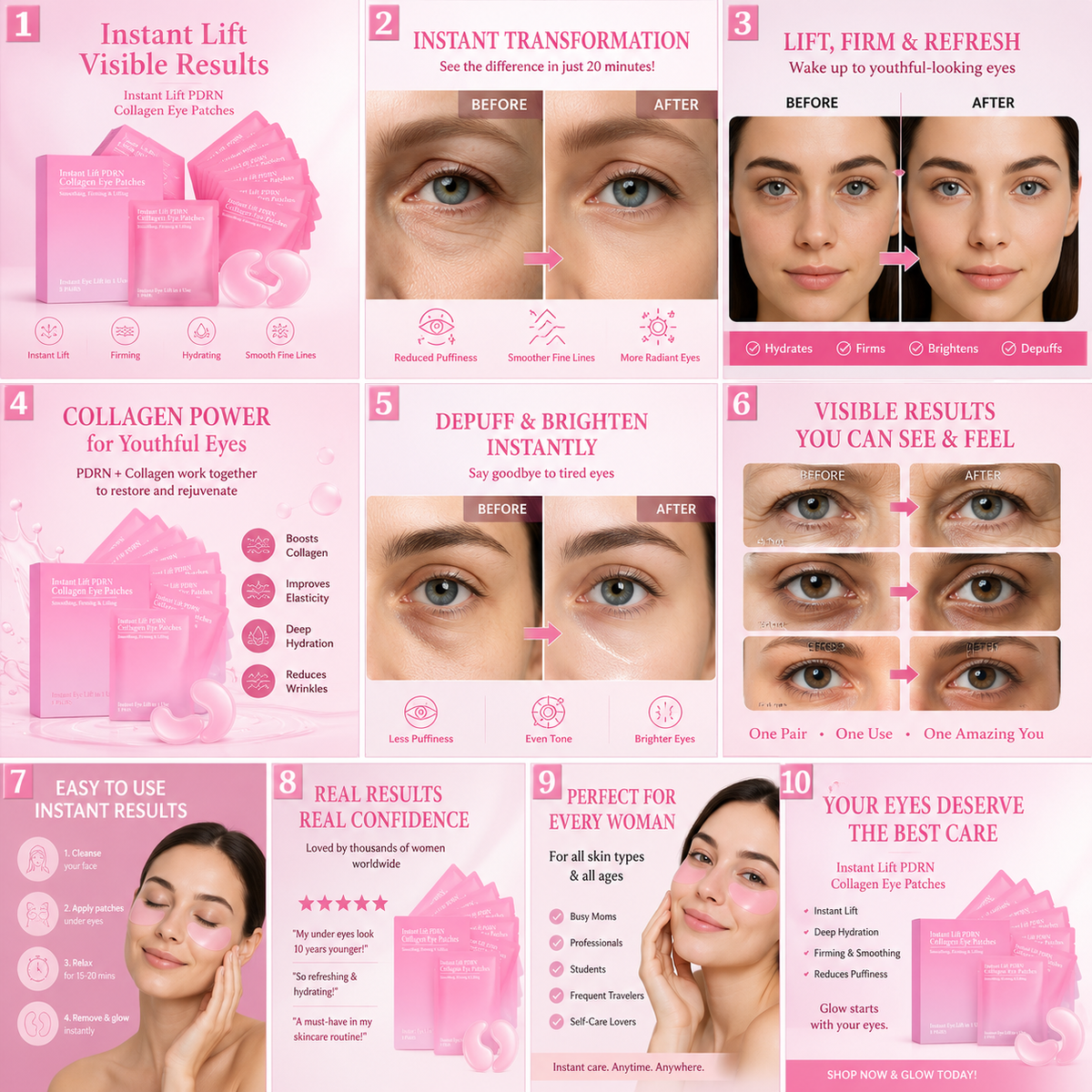 InstaLift PDRN & Collagen Eye Patches