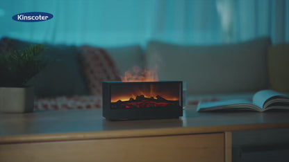 Aero Flame Humidifier – Ultrasonic Aromatherapy Diffuser