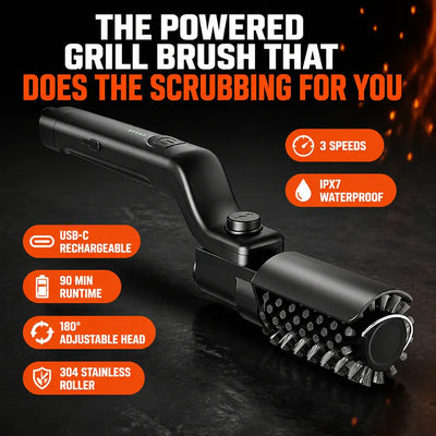 Cordless Electric BBQ Grill Brush