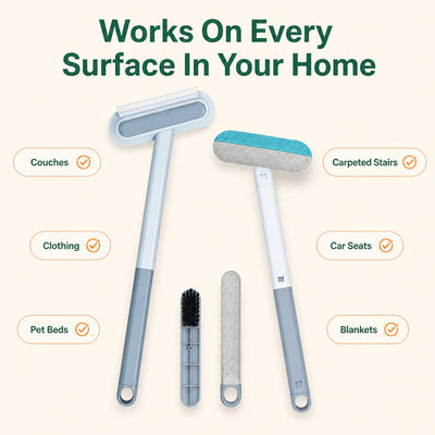 Pet Hair Removal Brush Set