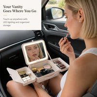LED Lighted Makeup Vanity Case