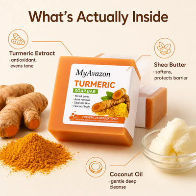 MyAvazon - Turmeric Cleansing Soap Bar