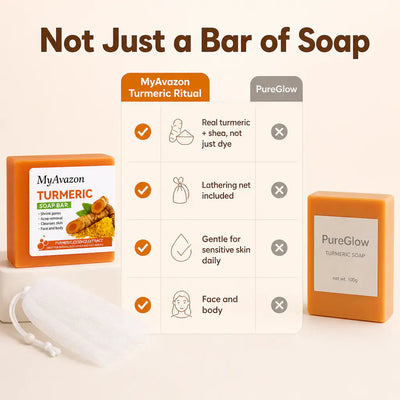 MyAvazon - Turmeric Cleansing Soap Bar
