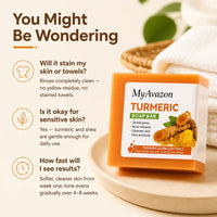 MyAvazon - Turmeric Cleansing Soap Bar