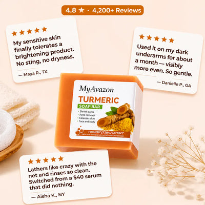 MyAvazon - Turmeric Cleansing Soap Bar